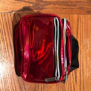 Red fanny pack
